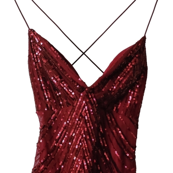 B. DARLIN JUNIORS WOMENS SEQUIN MINI BODYCON DRESS - Picture 8 of 14